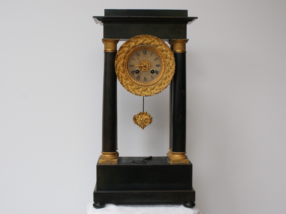 Franse kolom pendule ca.1880